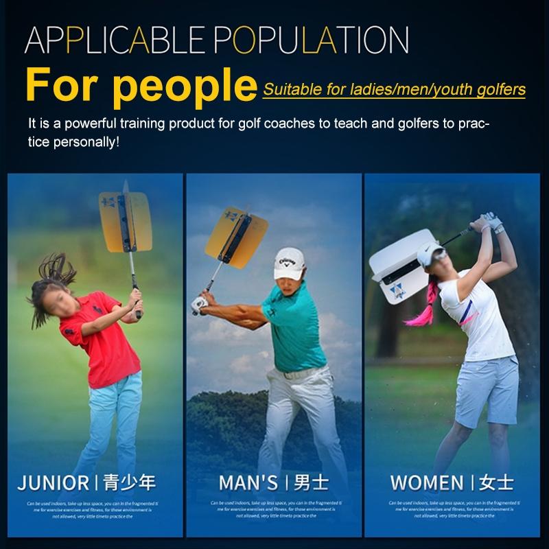 Improve Golf Swing with Wind Resistance Trainer - White