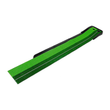 Indoor Practice Putting Green 2.5m Mat Inclined Ball Return Fake Grass 2 Holes